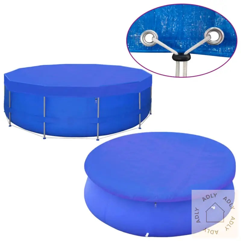 Bassengtrekk 2 Stk Pe Rund 460 Cm 90 G/M²