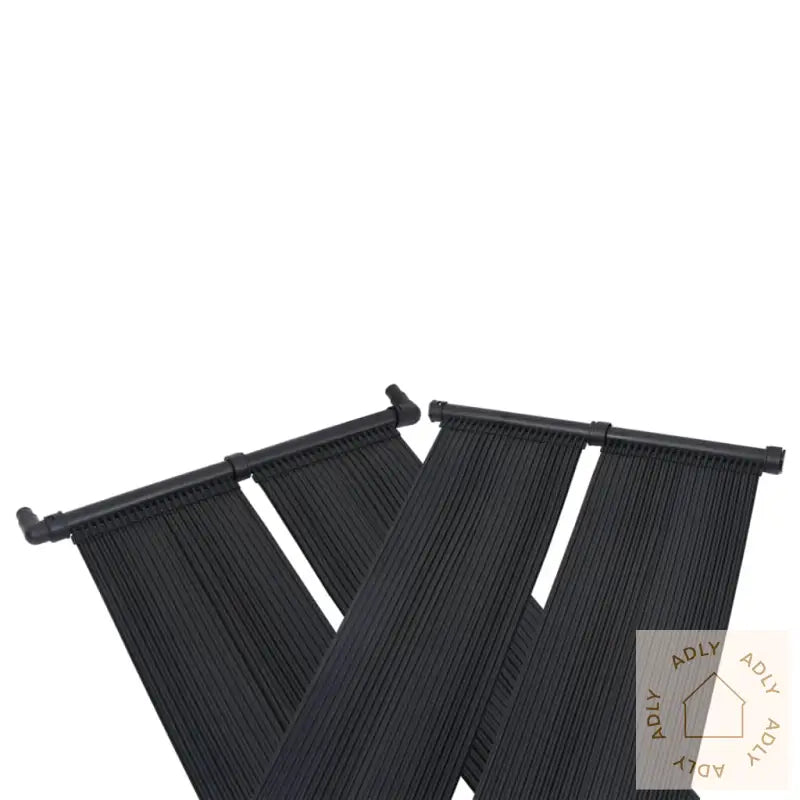 Soldrevne Bassengvarmerpaneler 2 Stk 80X310 Cm