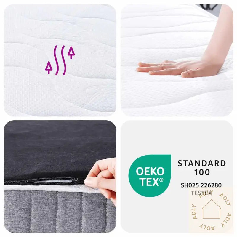 Madrass Med Pocketfjær Middels 80X200 Cm