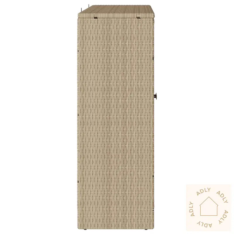 Lagringsskap Beige 100X36X102 Cm Rotting
