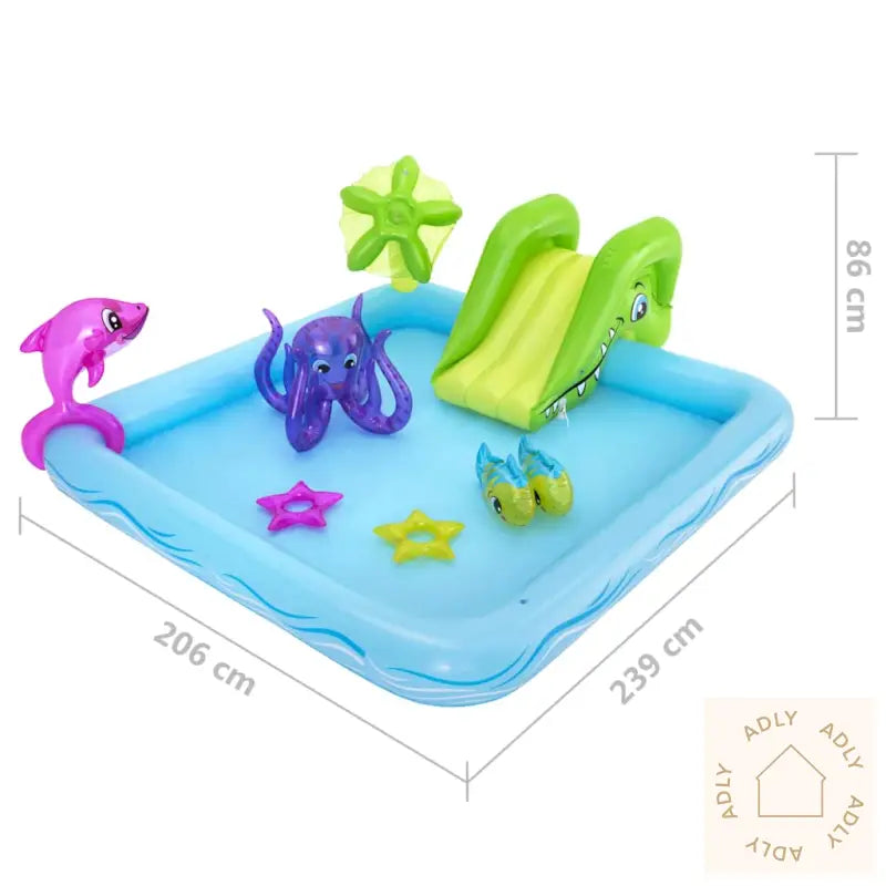 Bestway Fantastisk Akvariebasseng 239X206X86 Cm