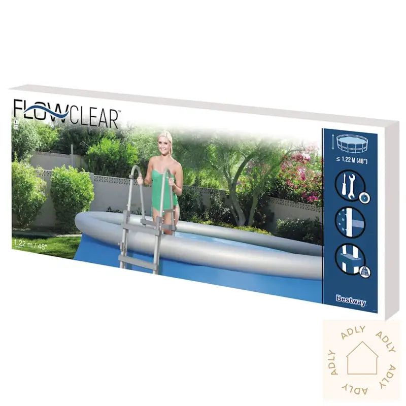 Bestway Sikkerhetsstige Flowclear 4-Trinns 122 Cm