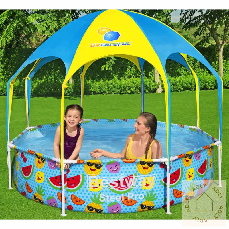 Bestway Frittstående Barnebasseng Steel Pro Uv Careful 244X51 Cm