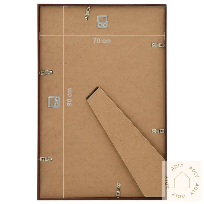 Fotorammekollasje For Vegg Eller Bord 5 Stk Bronse 70X90 Cm Mdf