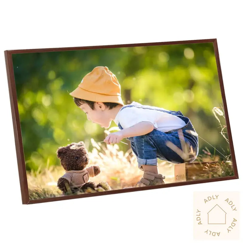 Fotorammekollasje For Vegg Eller Bord 5 Stk Bronse 70X90 Cm Mdf