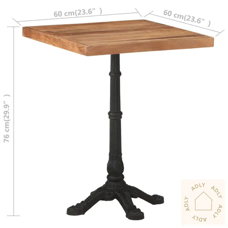 Bistrobord 60X60X76 Cm Heltre Akasie