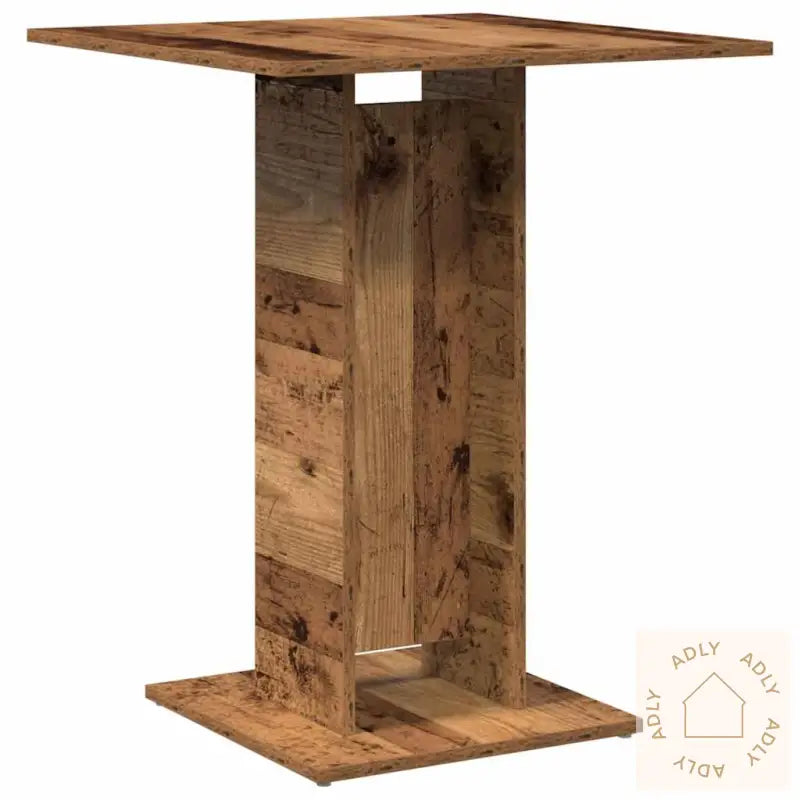 Bistrobord Gammelt Tre 60X60X75 Cm Konstruert Tre