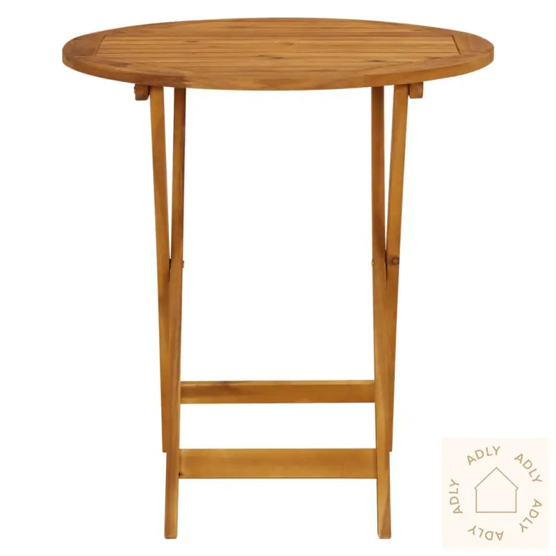 Bistrosett 3 Deler Svart Polyrotting Og Heltre