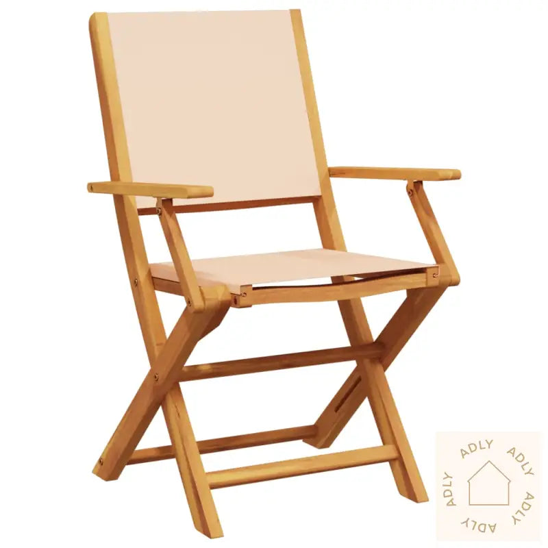 Bistrosett 3 Deler Beige Stoff Og Heltre