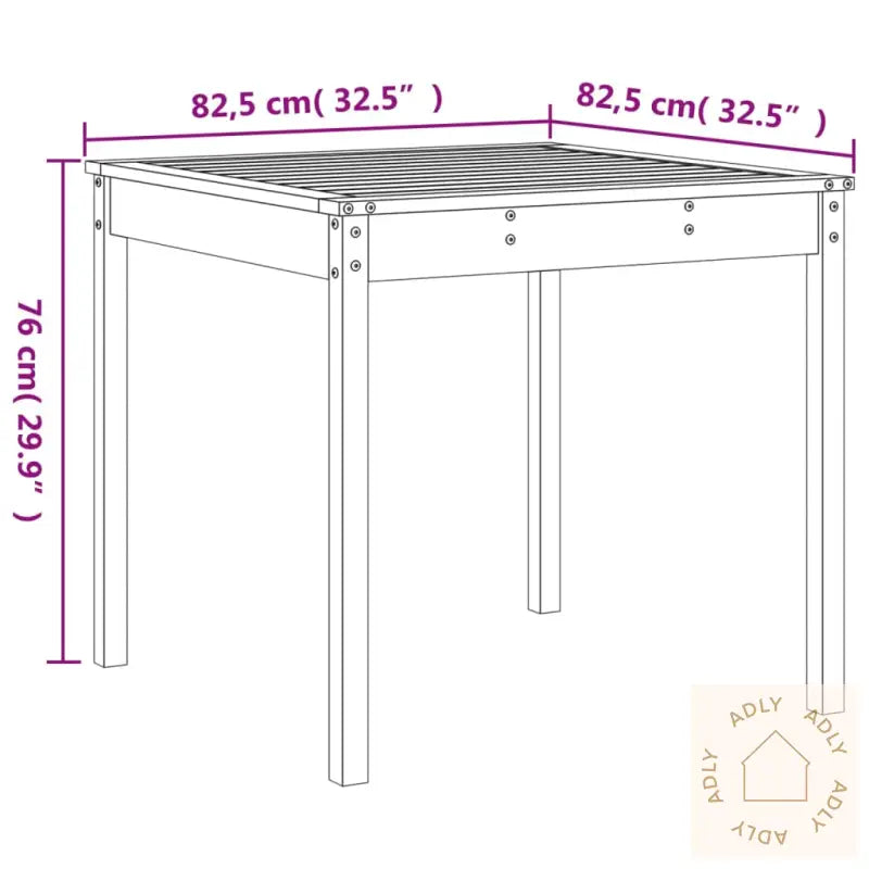 Hagebistrosett Svart 3 Deler Heltre Furu
