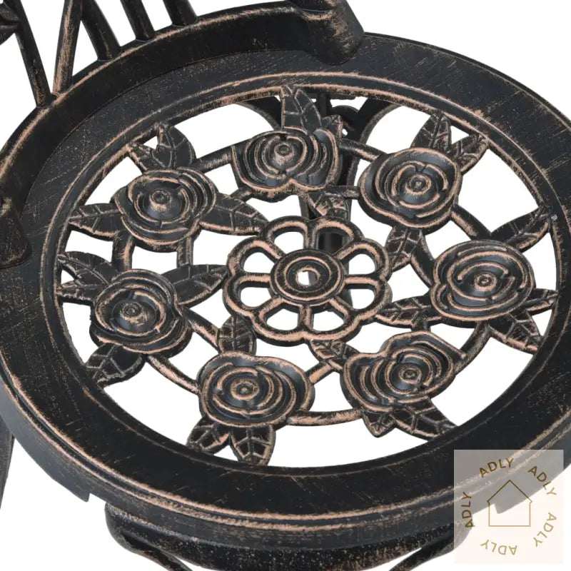 Bistrosett 3 Deler Aluminium