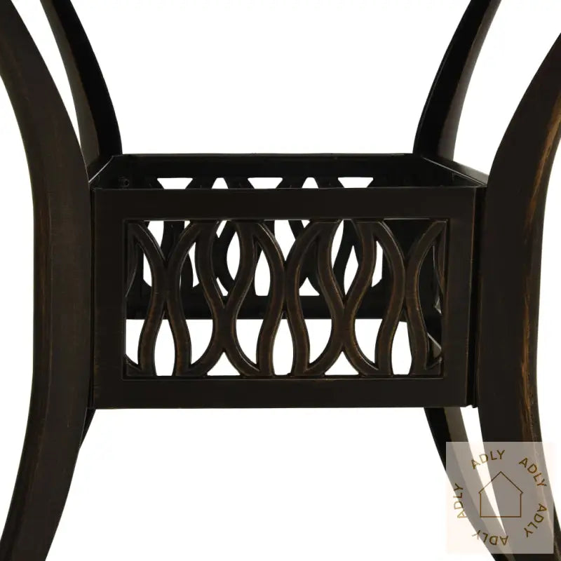 Bistrosett 3 Deler Støpt Aluminium Bronse