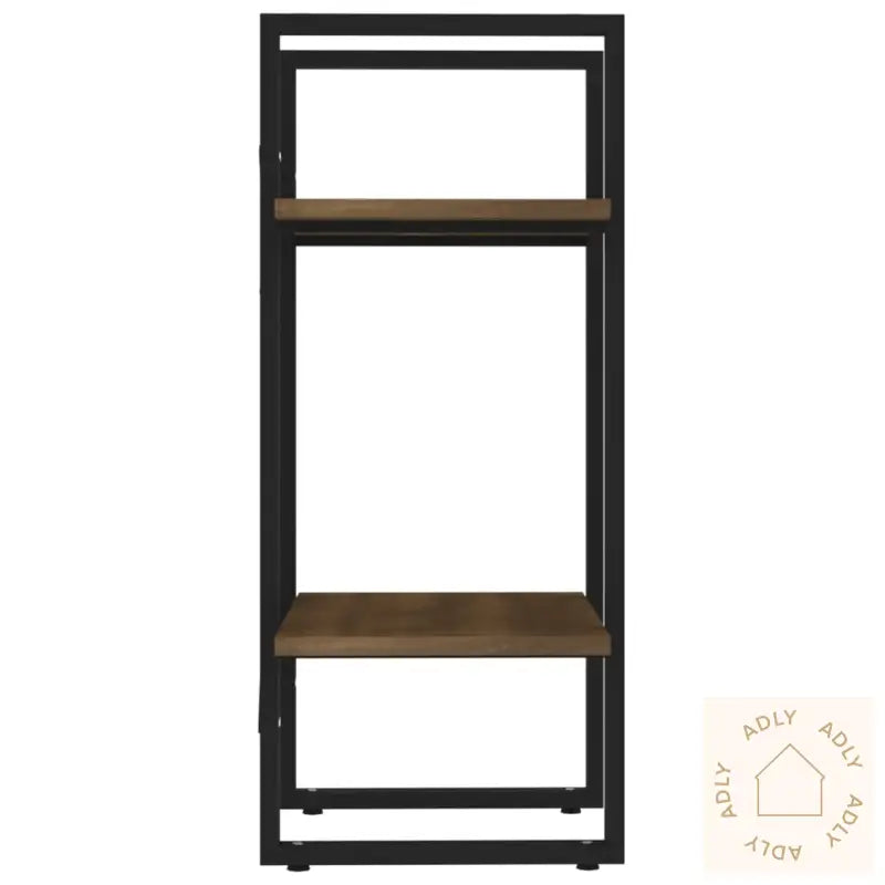 Bokhylle 2 Etasjer Brun Eik 40X30X70 Cm Konstruert Tre