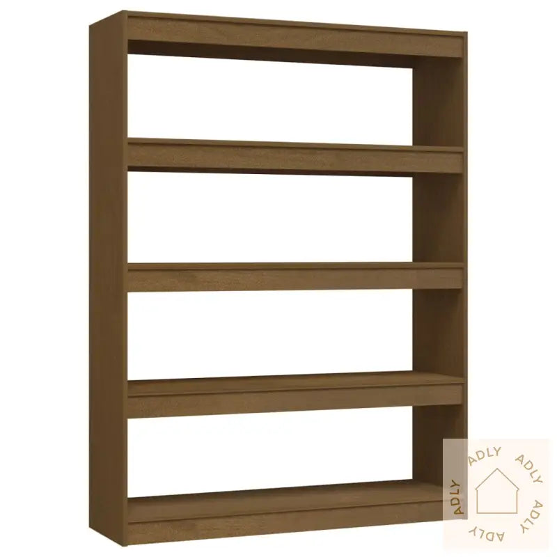 Bokhylle/Romdeler Honningbrun 100X30X135,5 Cm Heltre Furu