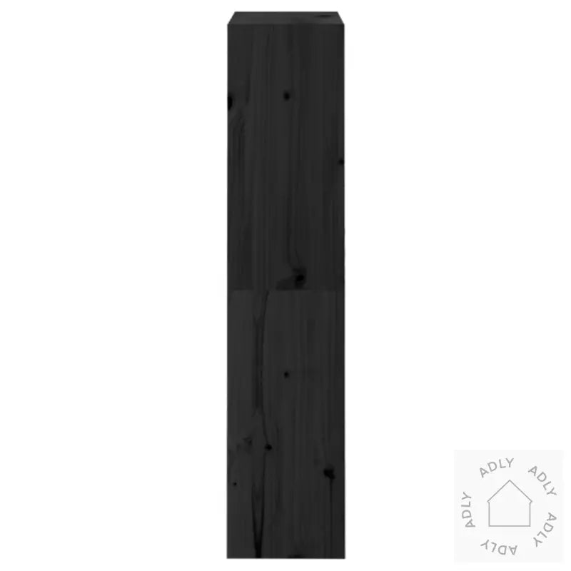 Bokhylle/Romdeler Svart 60X30X135,5 Cm Heltre Furu