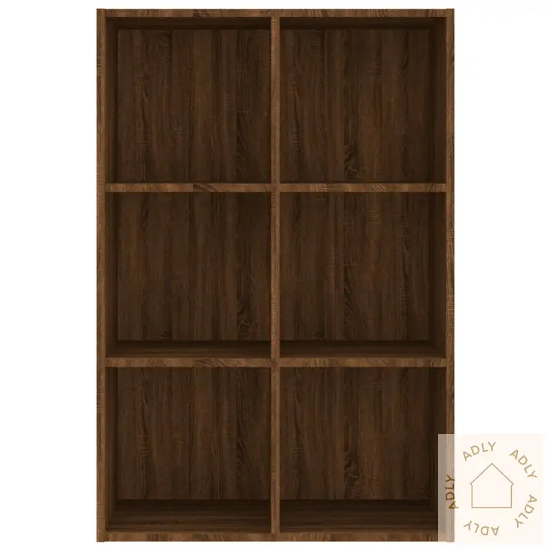 Bokhylle/Skjenk Brun Eik 66X30X98 Cm Konstruert Tre