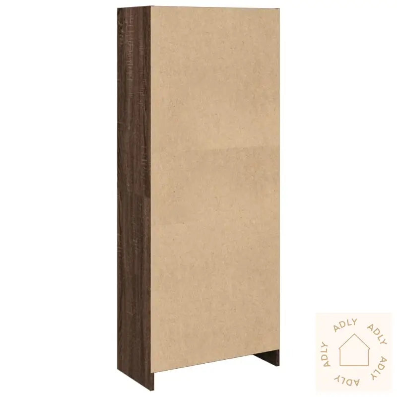 Bokhylle Brun Eik 57X28,5X141 Cm Konstruert Tre