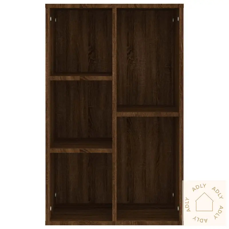 Bokhylle/Skjenk Brun Eik 50X25X80 Cm Konstruert Tre