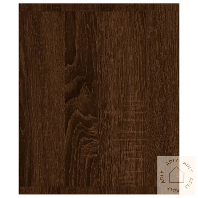 Bokhylle/Tv-Benk Brun Eik 36X30X143 Cm Konstruert Tre