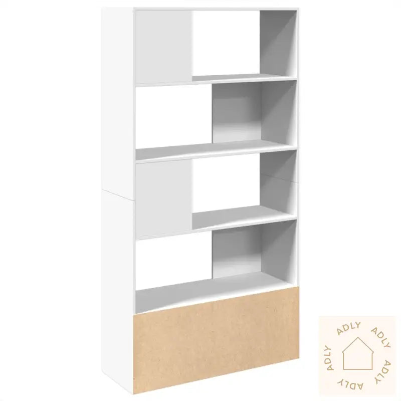 Bokhylle Hvit 100X36X189 Cm Konstruert Tre