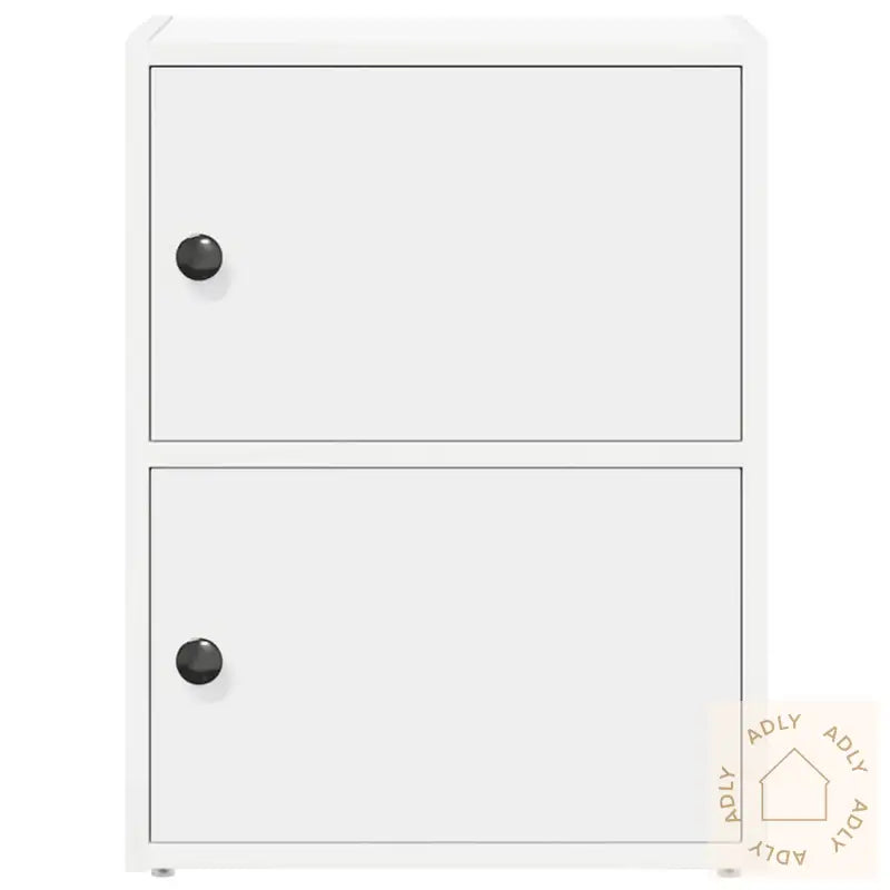 Bokhylle Hvit 40X24X52 Cm Konstruert Tre