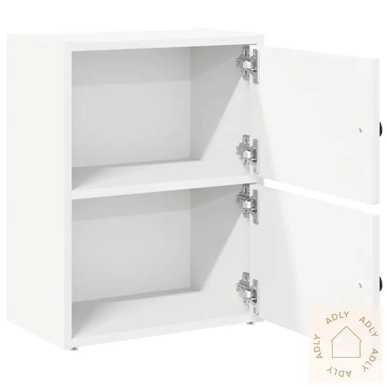 Bokhylle Hvit 40X24X52 Cm Konstruert Tre