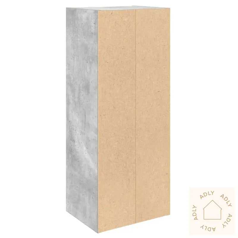 Bokhylle Betonggrå 31X24X77 Cm Konstruert Tre