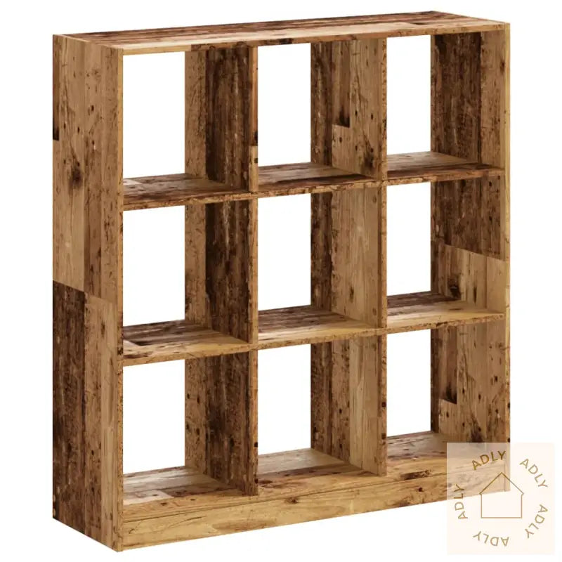 Bokhylle Gammelt Tre 102X32X108 Cm Konstruert Tre