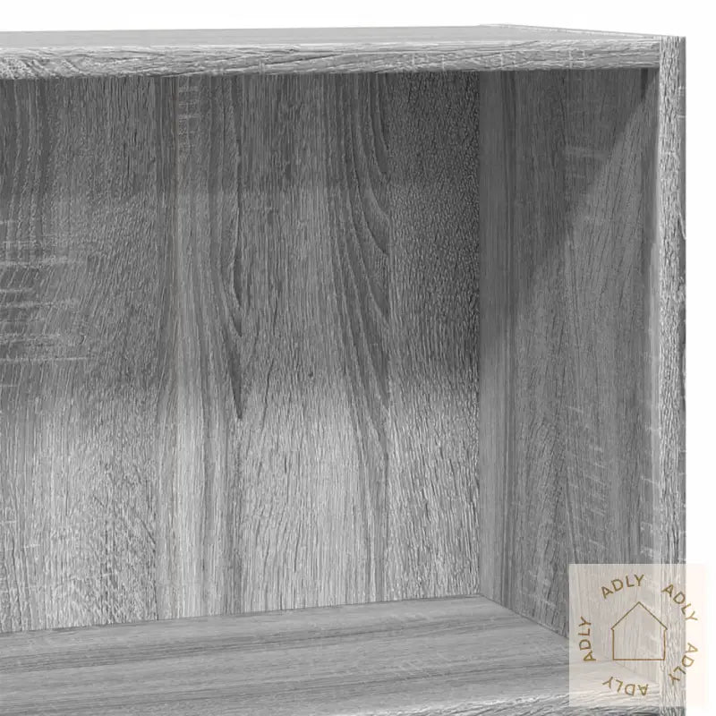 Bokhylle Grå Sonoma 80X30X77 Cm Konstruert Tre