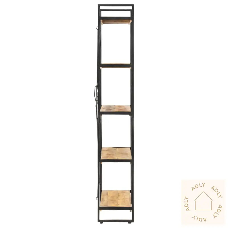 Bokhylle 5 Etasjer 90X30X180 Cm Heltre Mango