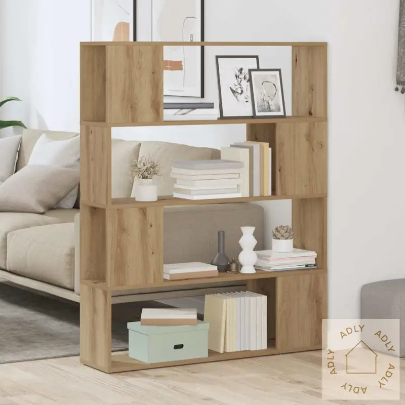 Bokhylle/Romdeler Artisan Eik 100X24X124,5 Cm