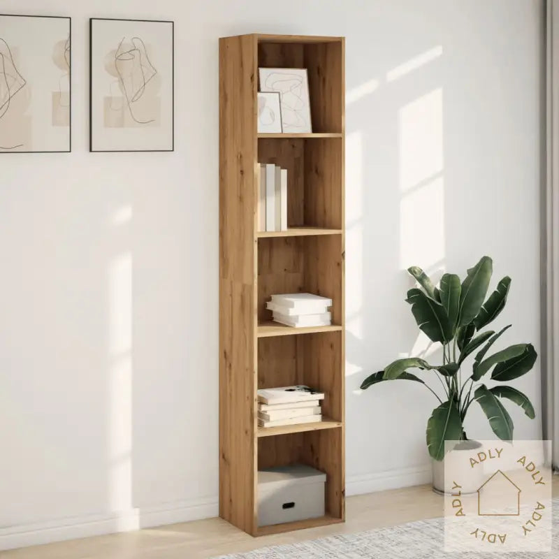 Bokhylle Artisan Eik 40X30X189 Cm Konstruert Tre