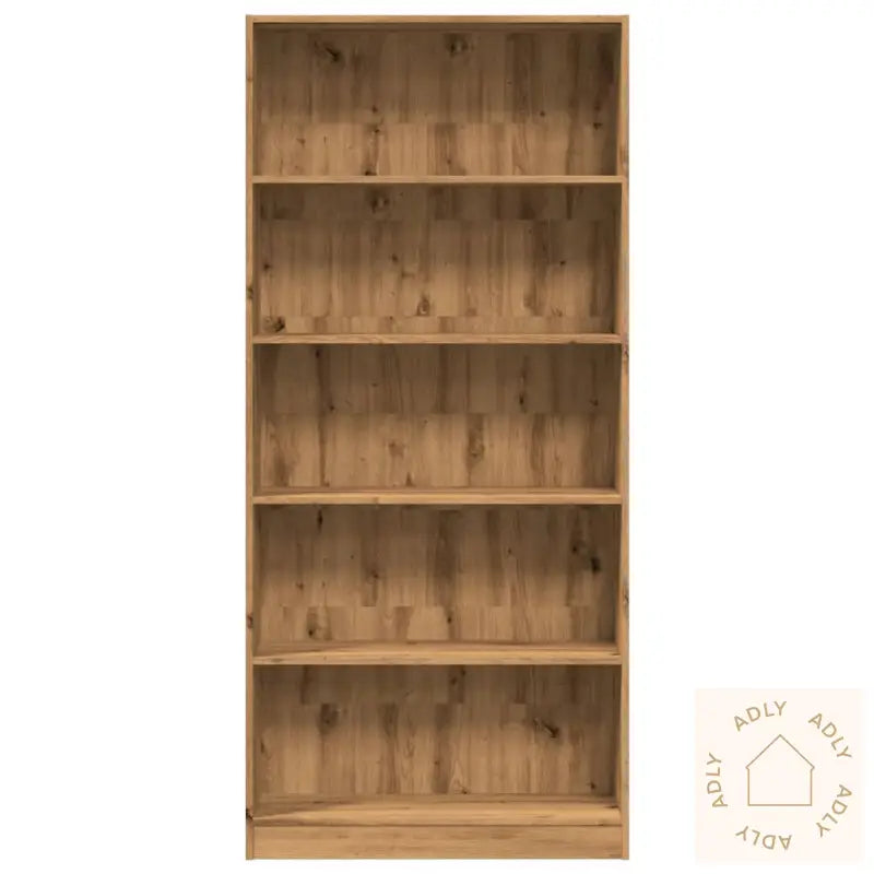 Bokhylle Artisan Eik 80X24X176 Cm Konstruert Tre