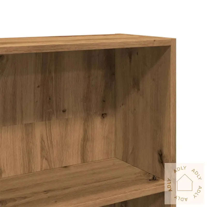 Bokhylle Artisan Eik 80X24X176 Cm Konstruert Tre