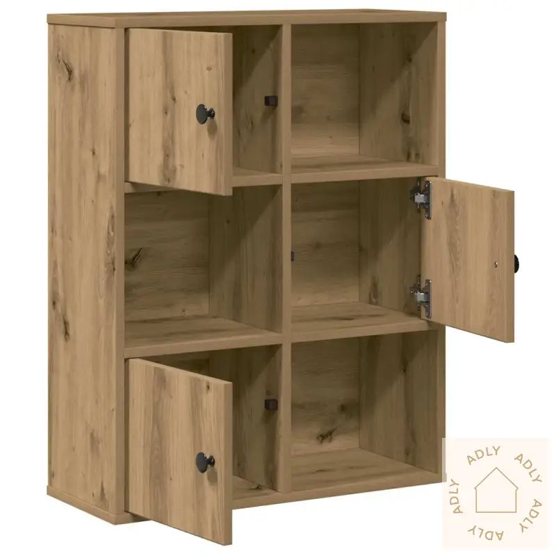 Bokhylle Artisan Eik 60X24X76,5 Cm Konstruert Tre