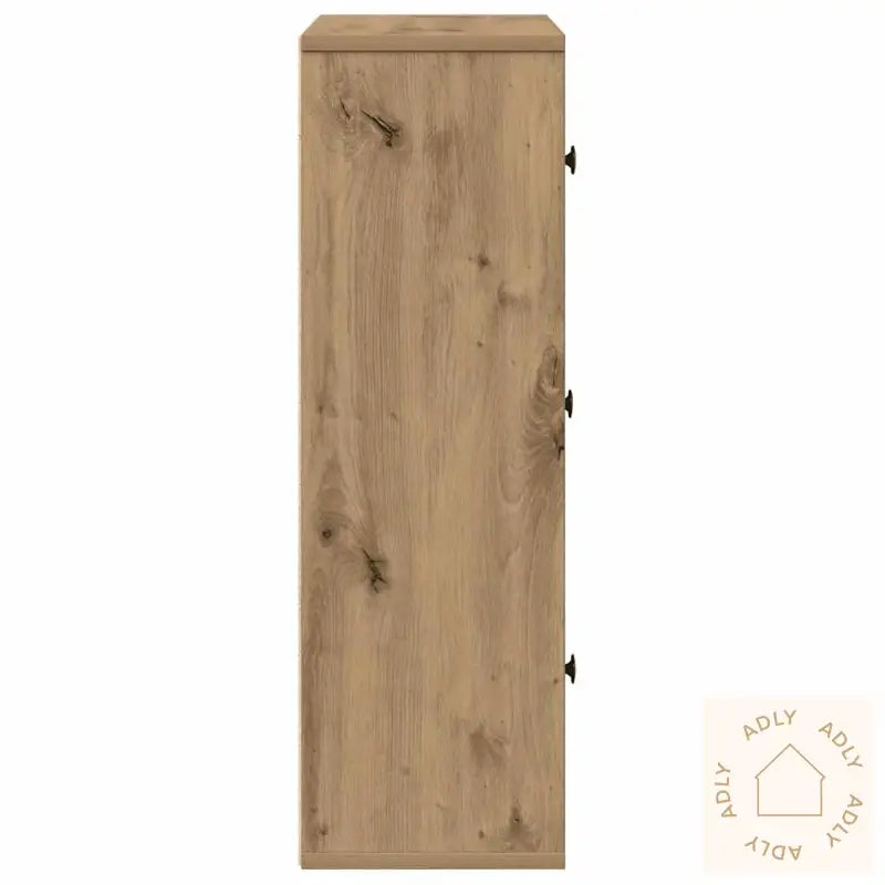 Bokhylle Artisan Eik 60X24X76,5 Cm Konstruert Tre