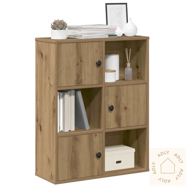 Bokhylle Artisan Eik 60X24X76,5 Cm Konstruert Tre