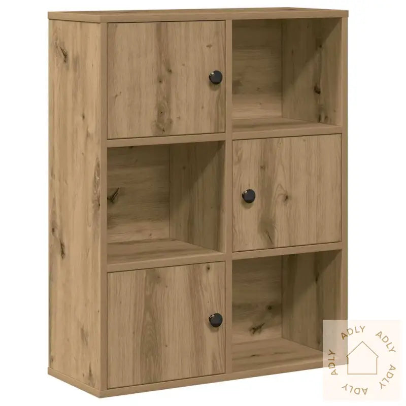 Bokhylle Artisan Eik 60X24X76,5 Cm Konstruert Tre