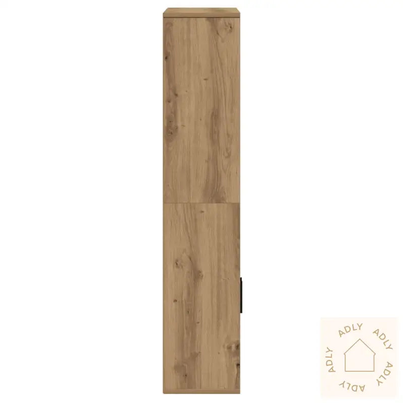 Bokhylle Artisan Eik 60X24X120 Cm Konstruert Tre