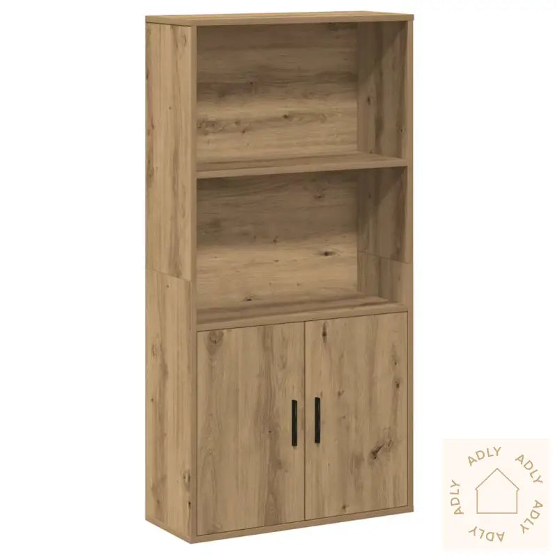 Bokhylle Artisan Eik 60X24X120 Cm Konstruert Tre