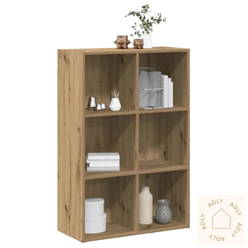 Bokhylle/Skjenk Artisan Eik 66X30X98 Cm Konstruert Tre