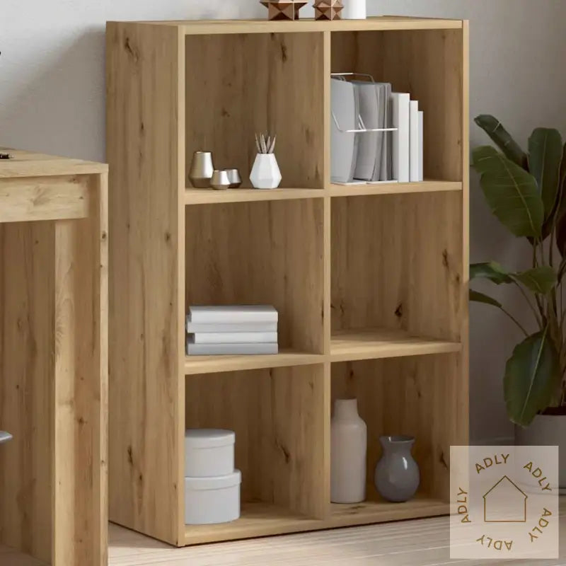 Bokhylle/Skjenk Artisan Eik 66X30X98 Cm Konstruert Tre