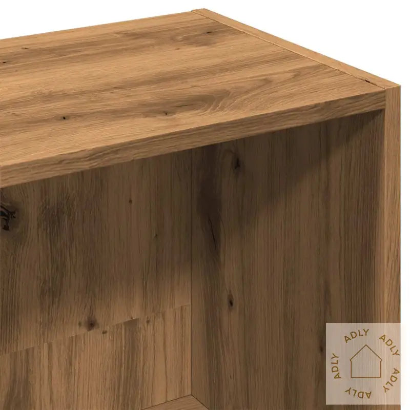 Bokhylle Artisan Eik 66X30X130 Cm Konstruert Tre