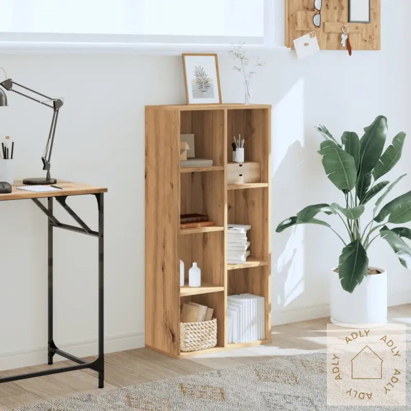 Bokhylle Artisan Eik 50X25X105 Cm Konstruert Tre