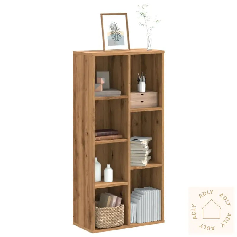 Bokhylle Artisan Eik 50X25X105 Cm Konstruert Tre
