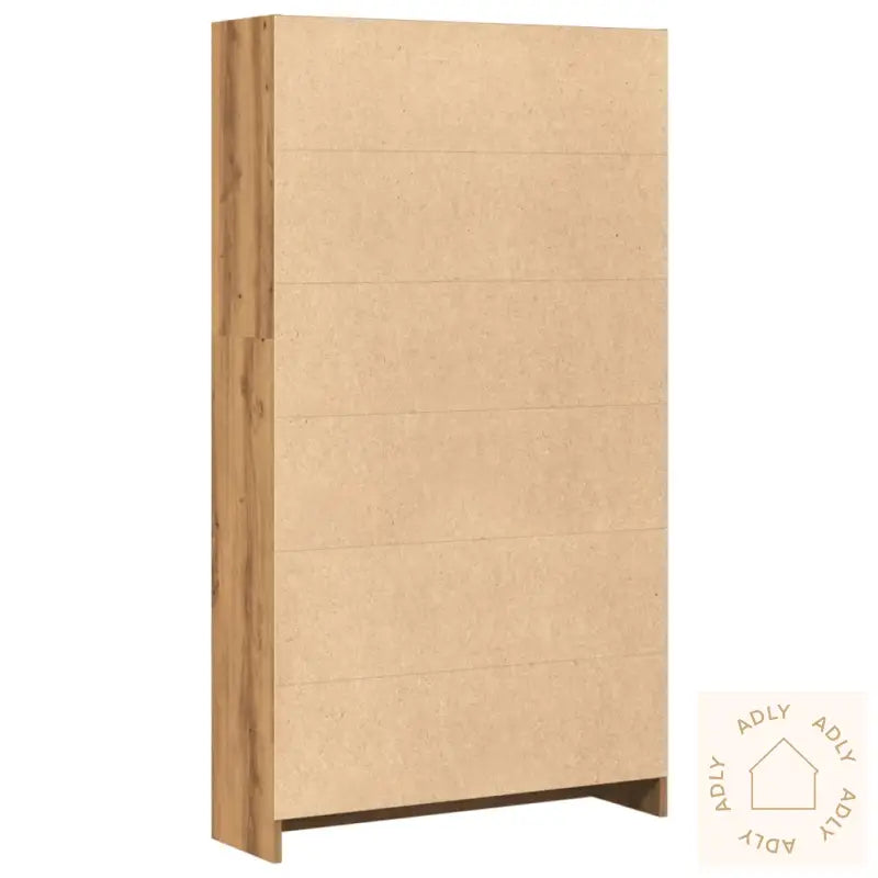 Bokhylle Artisan Eik 80X24X143 Cm Konstruert Tre