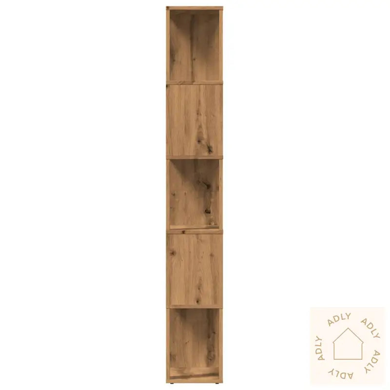 Bokhylle Artisan Eik 45X24X159 Cm Konstruert Tre