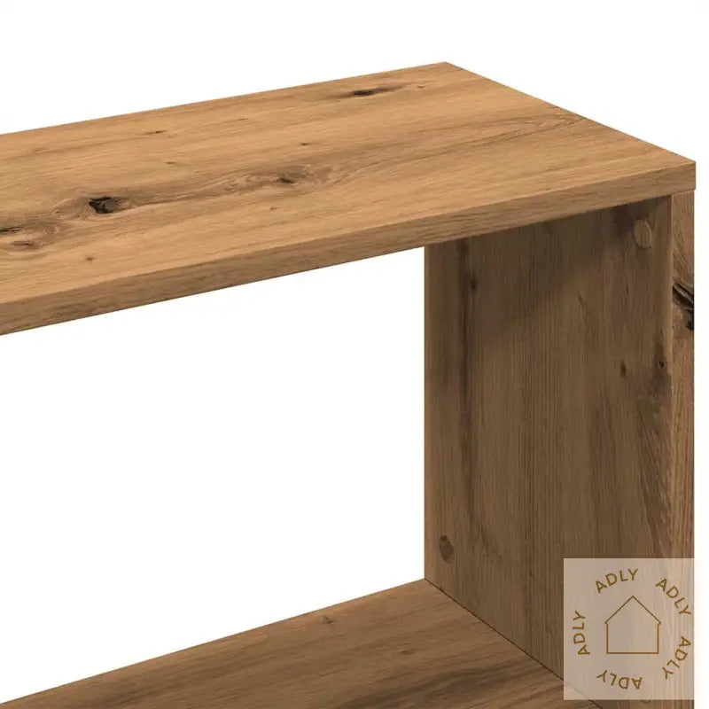 Bokhylle Artisan Eik 45X24X159 Cm Konstruert Tre