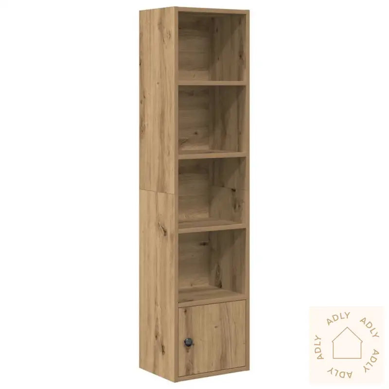 Bokhylle Artisan Eik 31X24X127 Cm Konstruert Tre