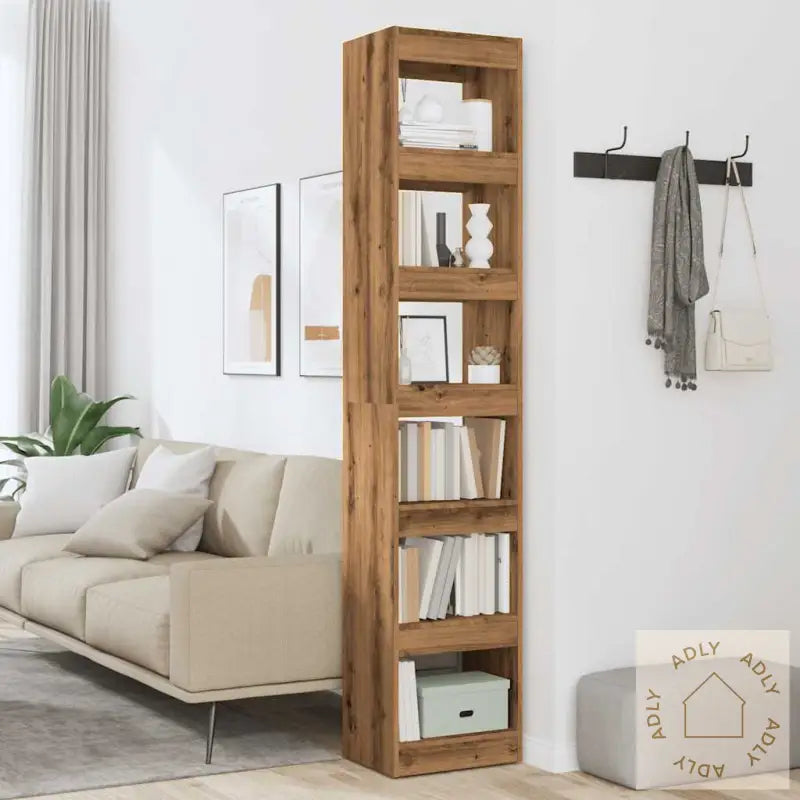 Bokhylle/Romdeler Artisan Eik 40X30X198 Cm